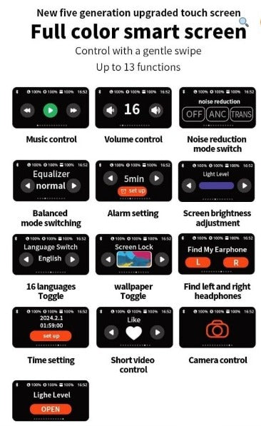 Auricular Inalámbrico con Pantalla 🎧📱